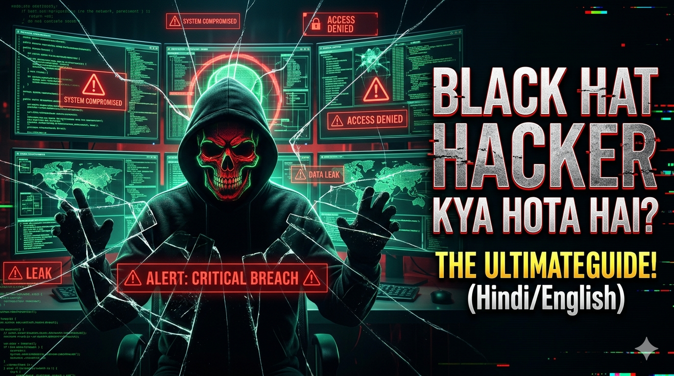 Black Hat Hacker Kya Hota Hai? Dangerous Truth Explained (2026 Guide)