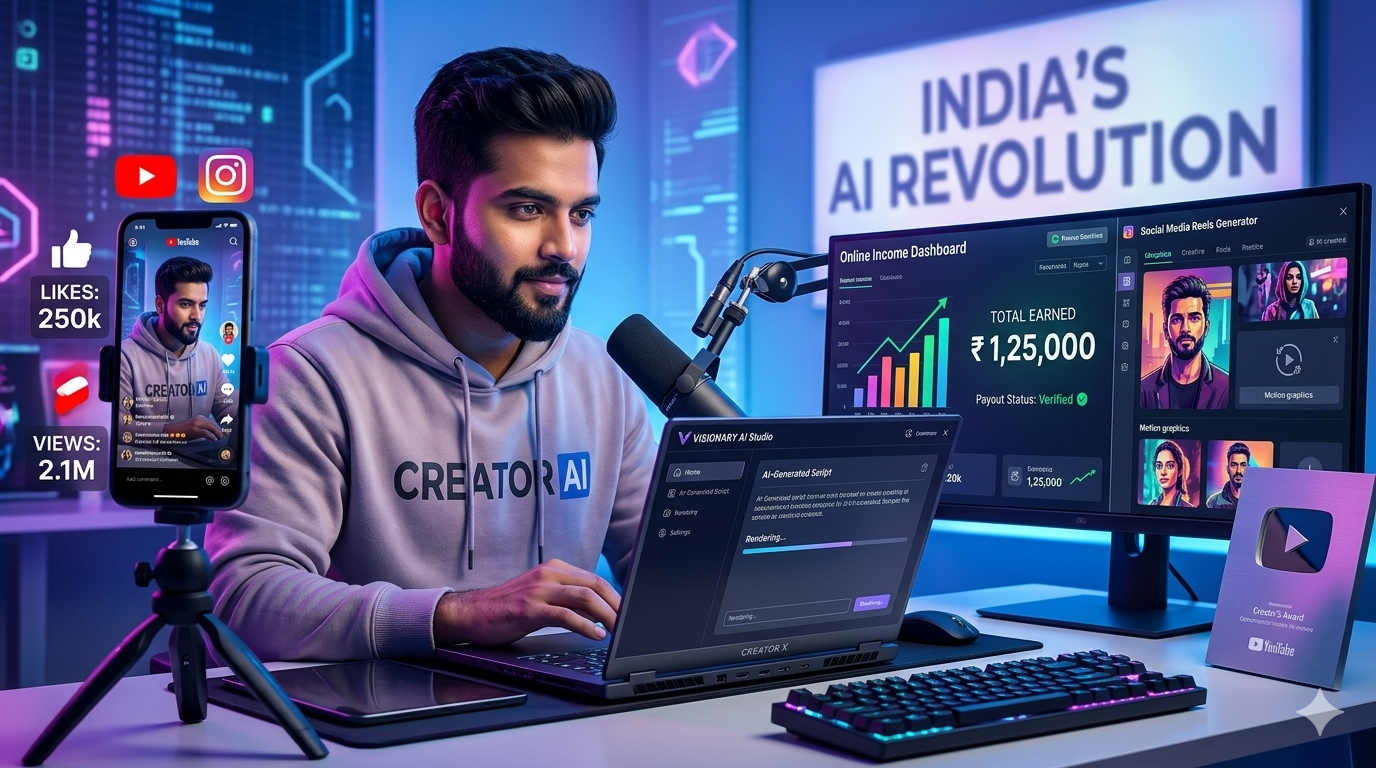 AI tools for online income and content creation