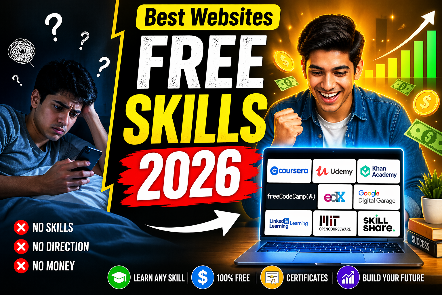 Best Free Websites for Learning Skills in 2026